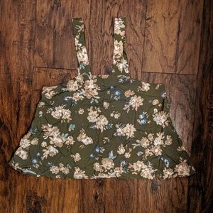 O'Neill Olive Floral Blouse